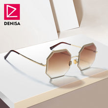 Load image into Gallery viewer, DENISA Brand Vintage Octagon Sunglasses Men Women Red Glasses Retro Polygone Sun Glasses Women UV400 gafas de sol mujer G18937