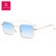 Load image into Gallery viewer, DENISA New Fashion Sunglasses Women Men Metal Frame Rectangle Lens Sun Glasses UV400 Female Male Retro Eyewear G770