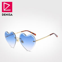 Load image into Gallery viewer, Rimless Heart Sunglasses Women